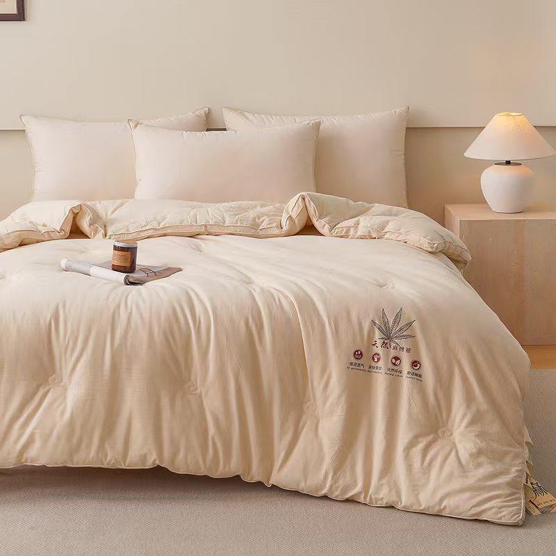 棉麻被8斤加厚柔软亲肤春秋被被保暖被25款儿童通用被子