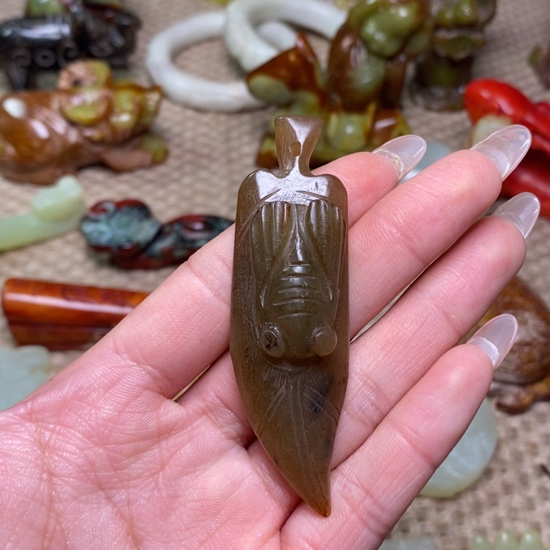 白玉菩提吊坠白玉菩提白玉菩提摆件