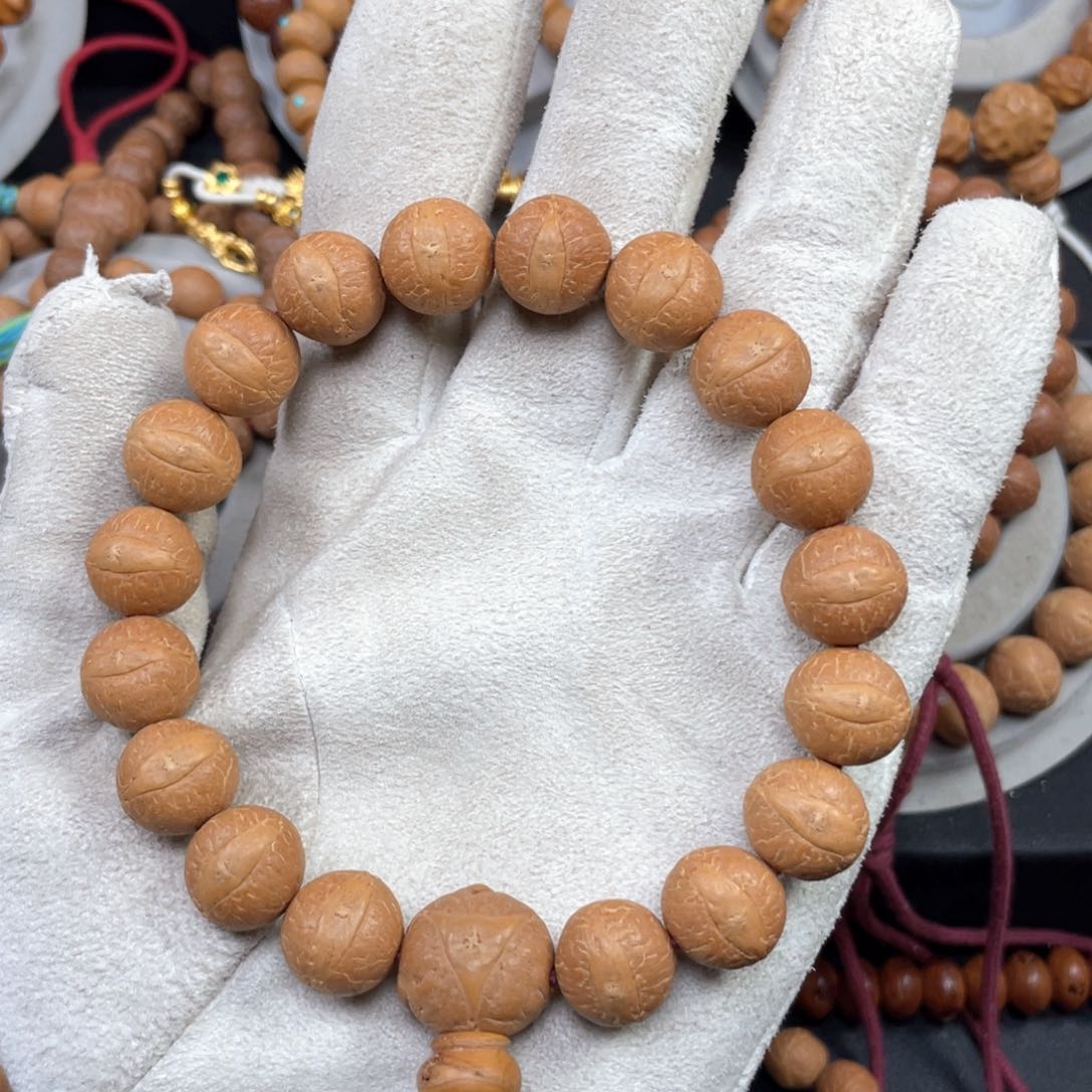 凤眼菩提手串14➕左右尺寸k41凤眼菩提D298同树平眼