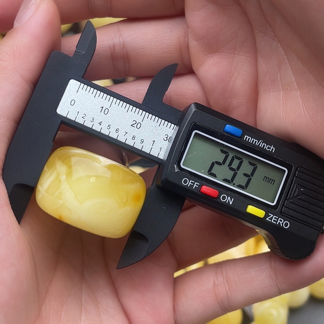 琥珀未镶嵌裸石蜜蜡墩子梦微瑕