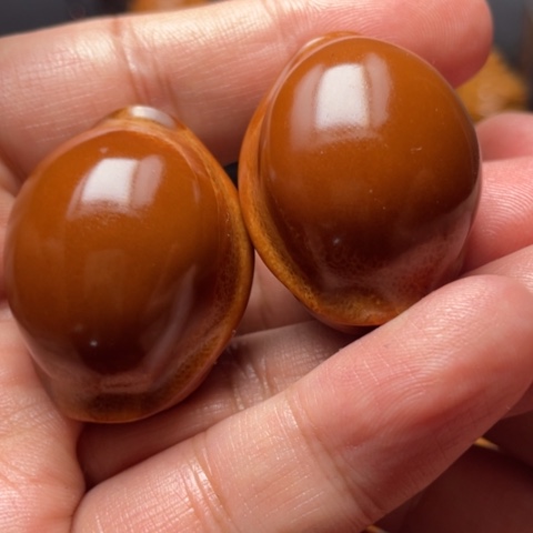 橄榄核手串/手链元宝富甲手球一对3.1左右