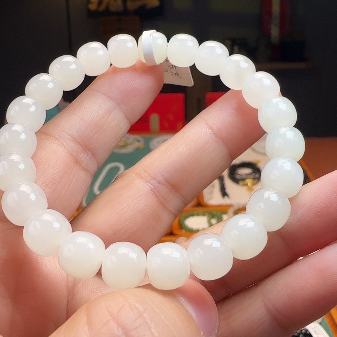 和田玉未镶嵌手链