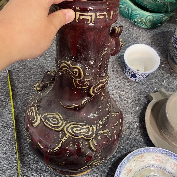 我***)摆件陶景德镇高温陶瓷厂瓷