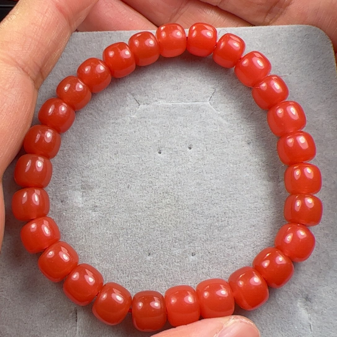 南红玛瑙珠子未镶嵌