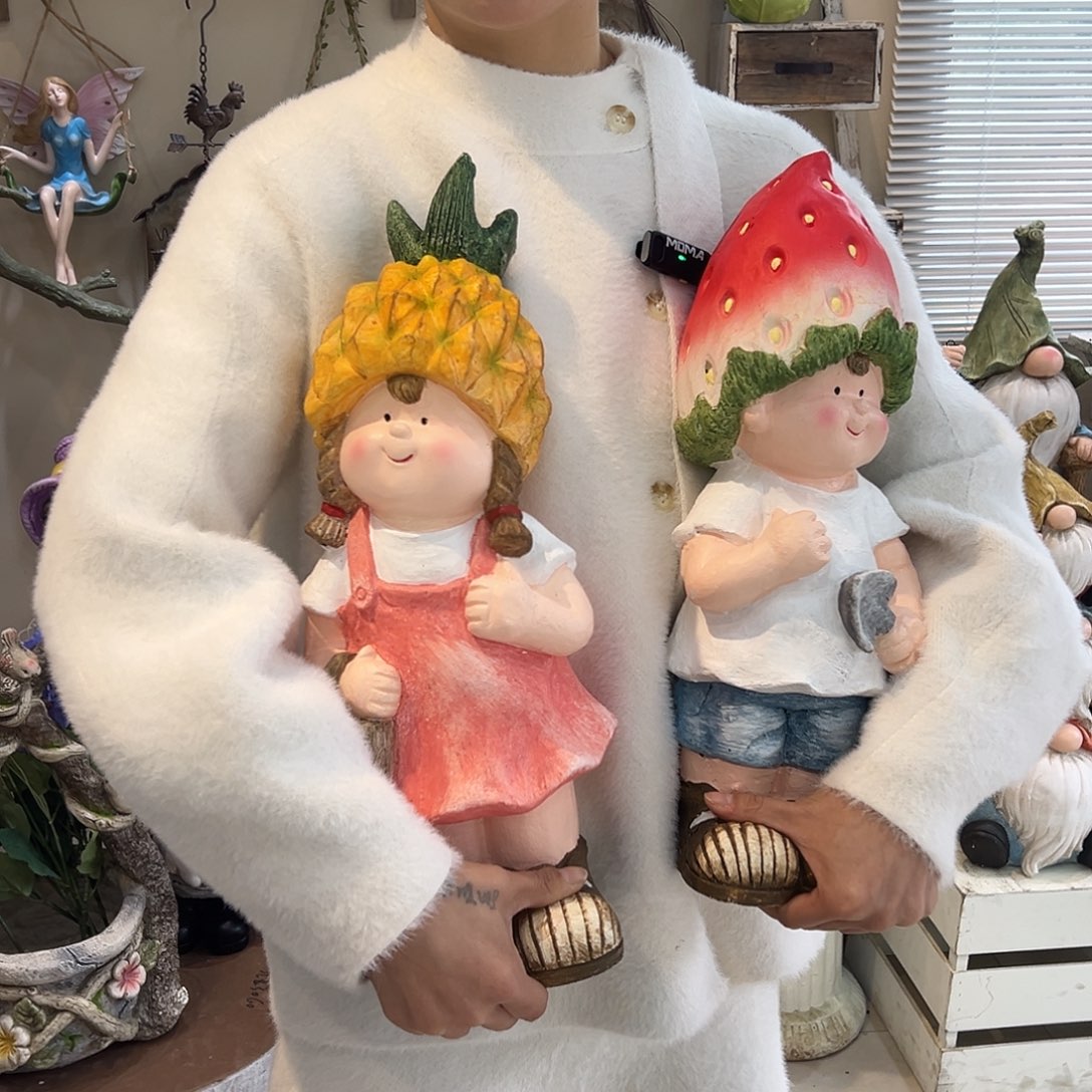 花园摆件红红火火