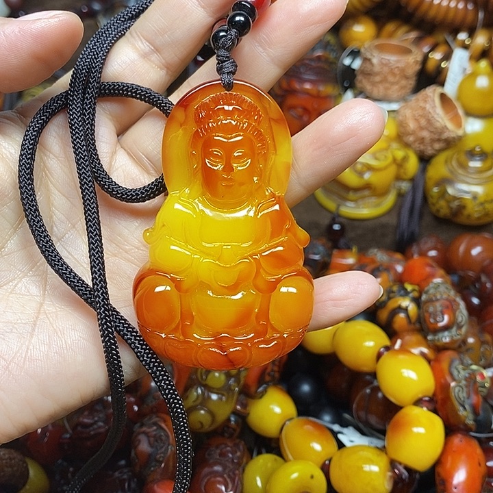 无非金属观音项链