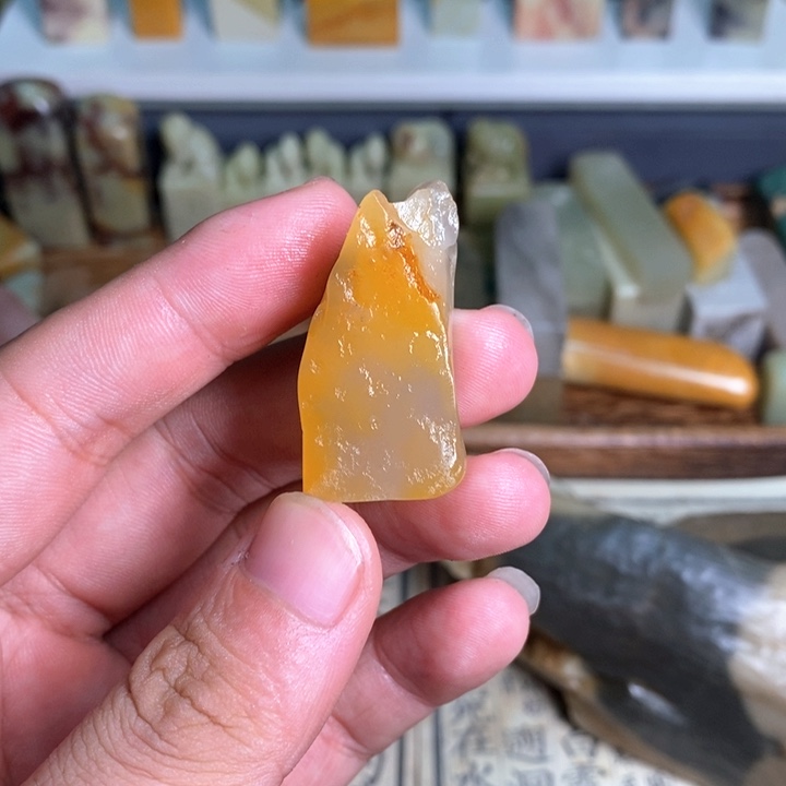 昌化石印石贺*?龙泉晶