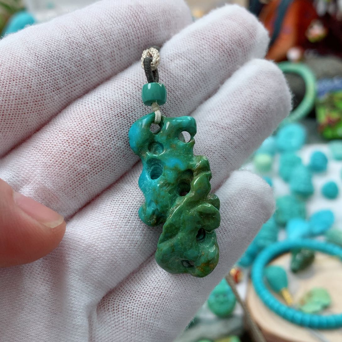 绿松石珠宝奇石未镶嵌