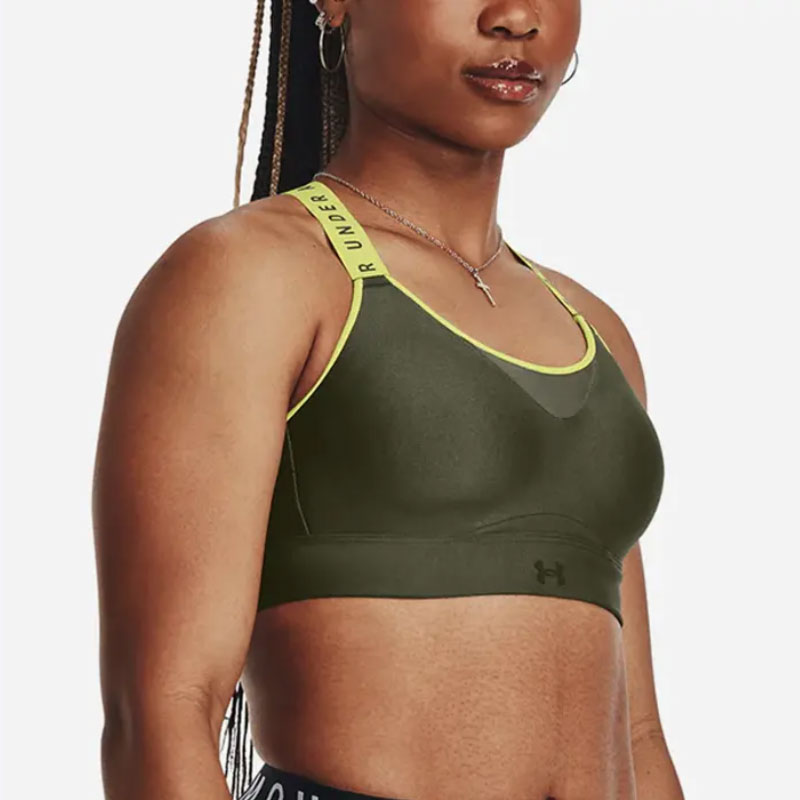 安德玛女子交叉肩带文胸跑步健身训练运动内衣-高强度1351994-390