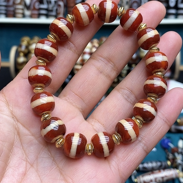 玛瑙/玉髓颈饰合金