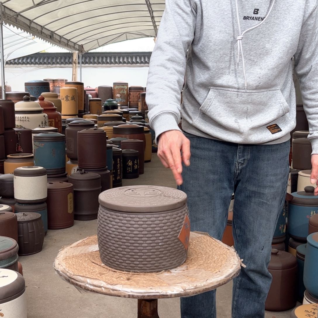 紫砂茶叶罐5 饼茶叶罐