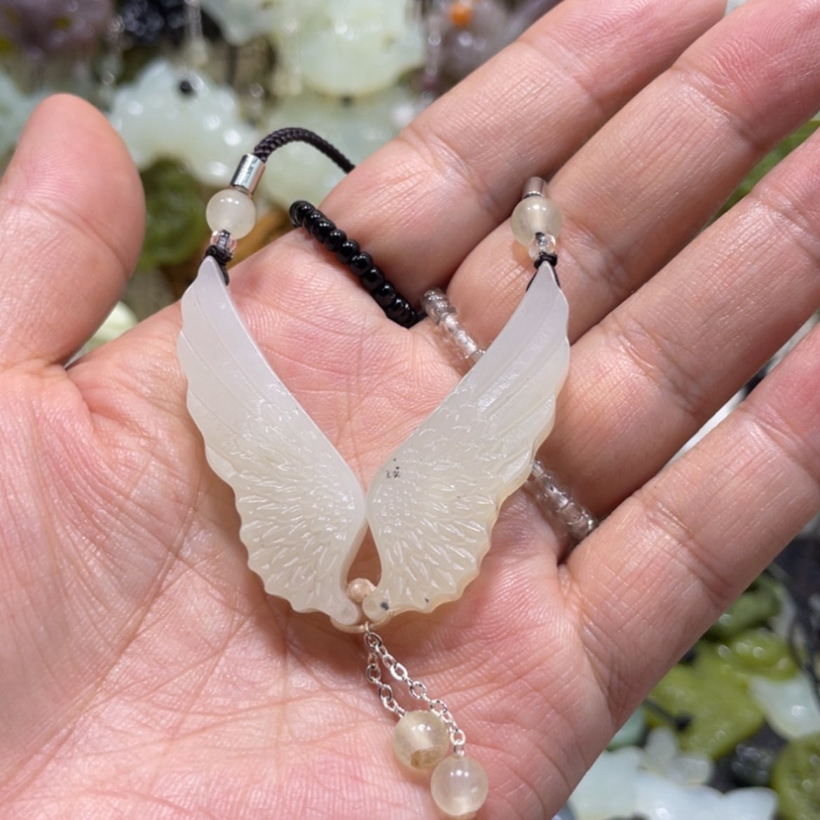 【闪购商品】岫玉颈饰未镶嵌35吊坠