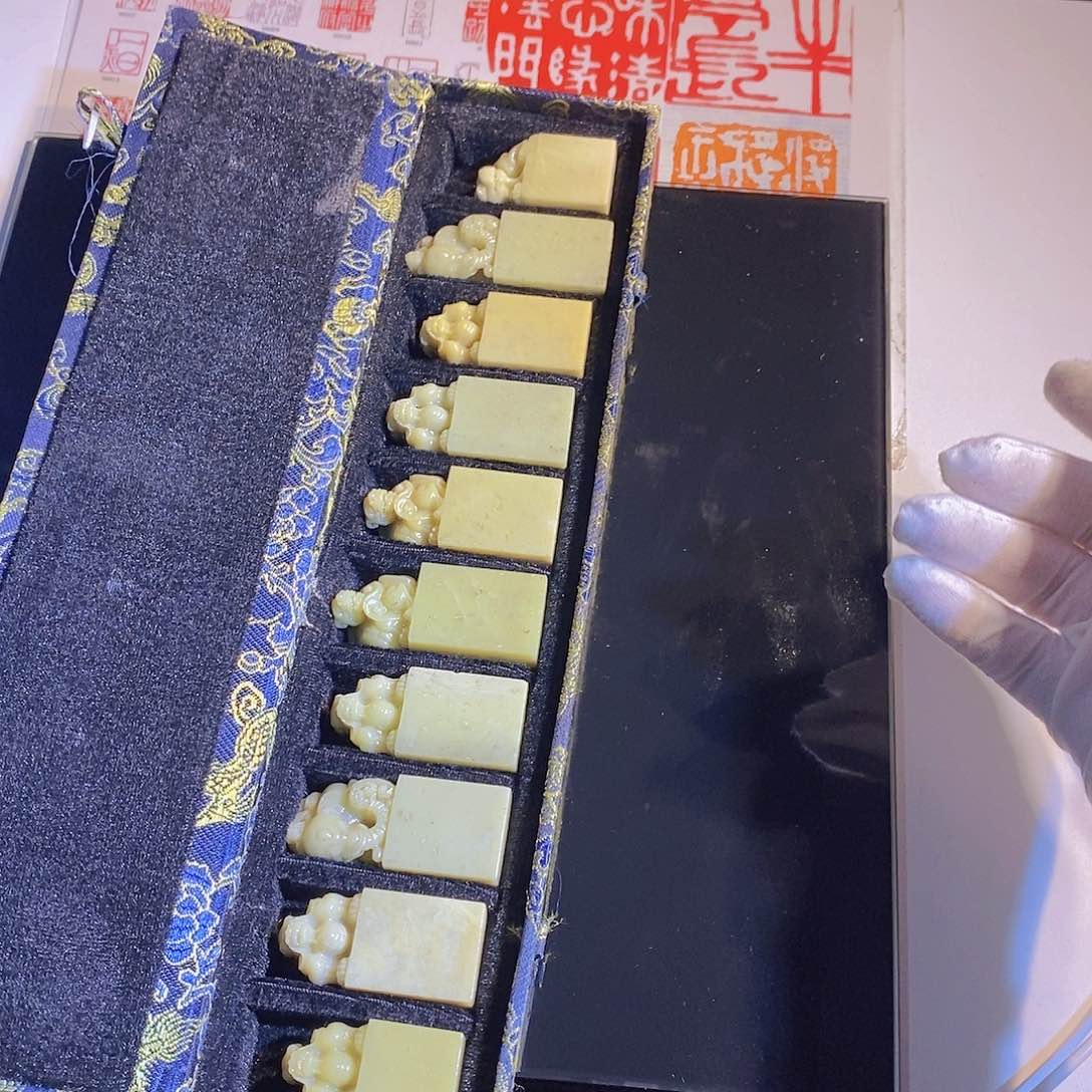 寿山石精美印章石料