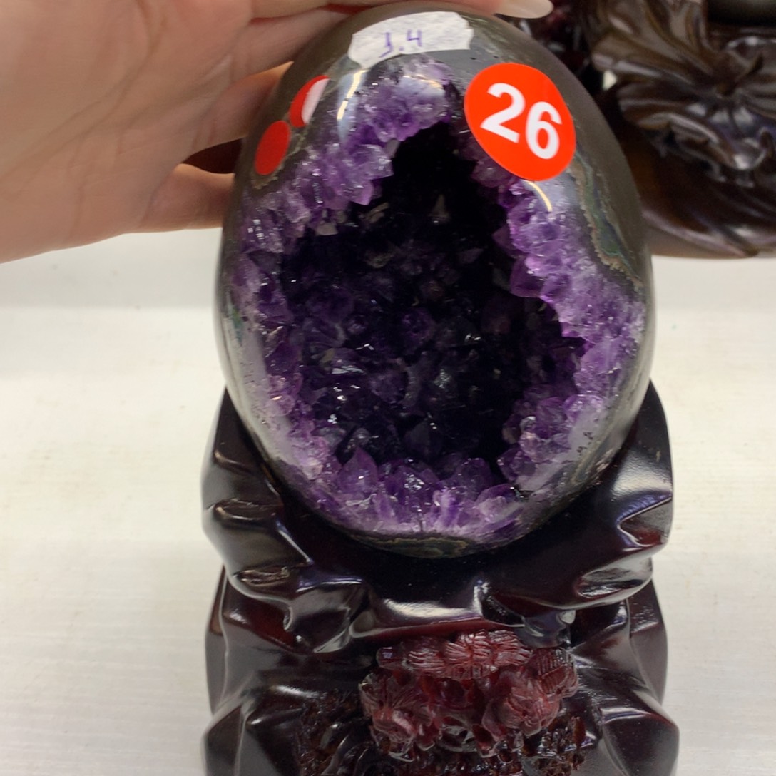 水晶摆件婷未镶嵌