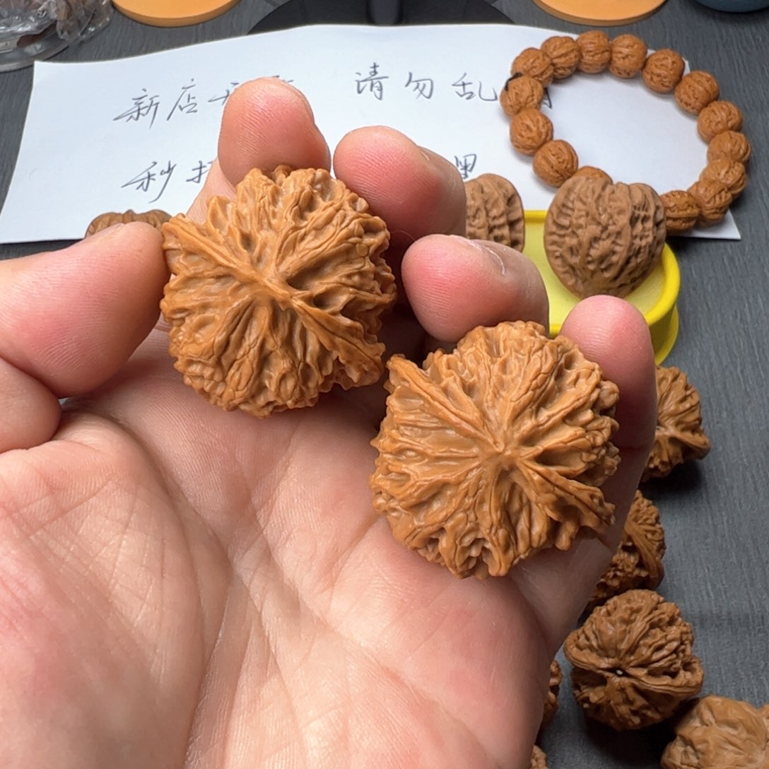 核桃摆件40苹果园有修