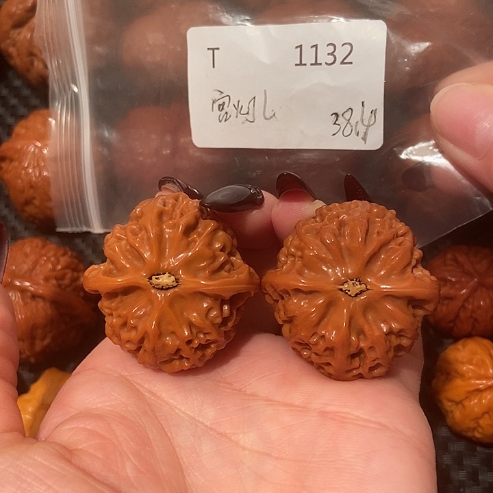 文玩核桃吊坠宫灯38