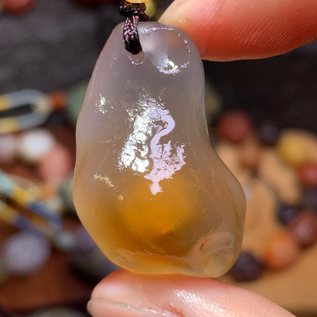 未镶嵌玛瑙/玉髓珠宝半成品