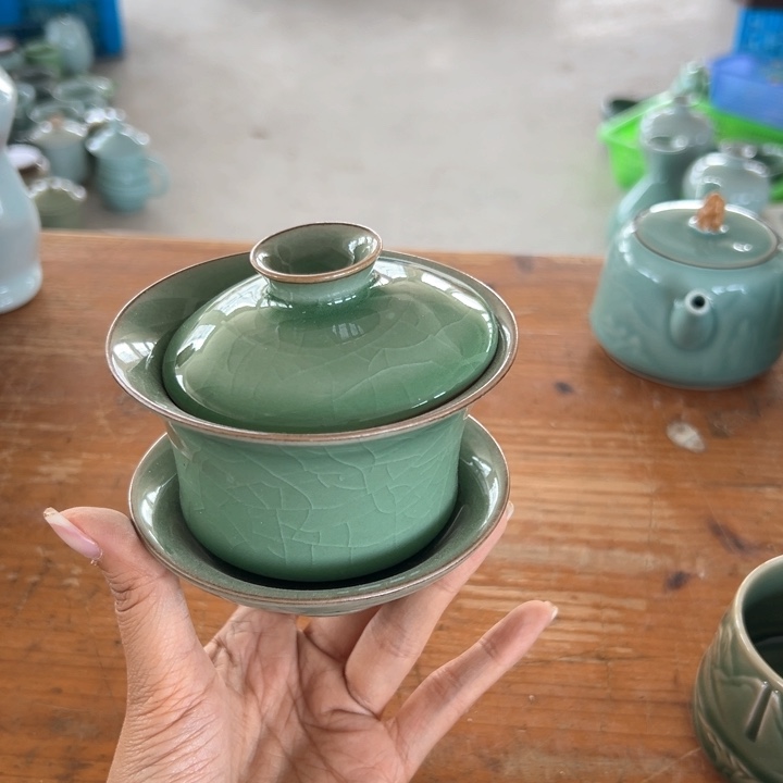 小米茶器龙泉青瓷