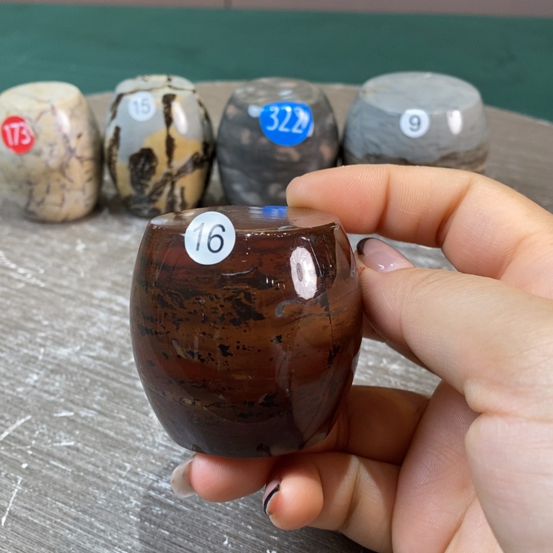 石材广西国画石草花石