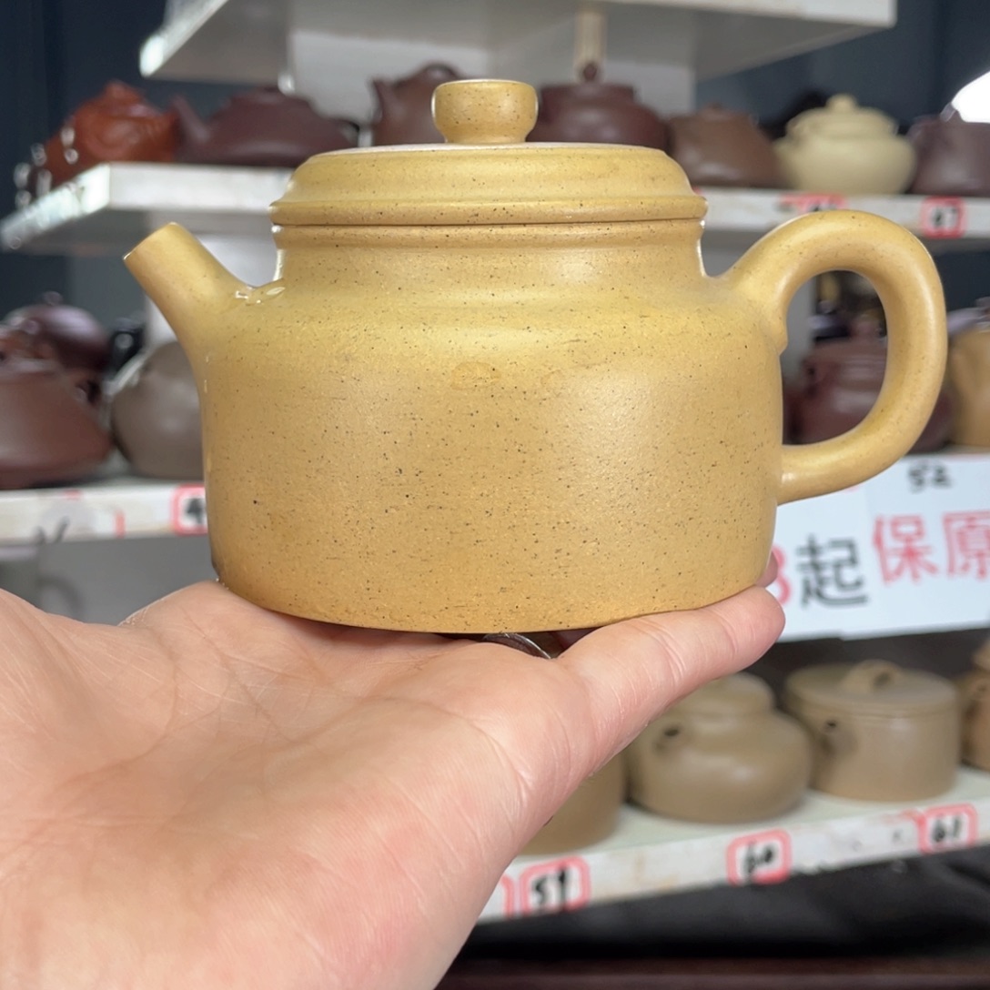 紫砂茶壶本绿全手工290毫升