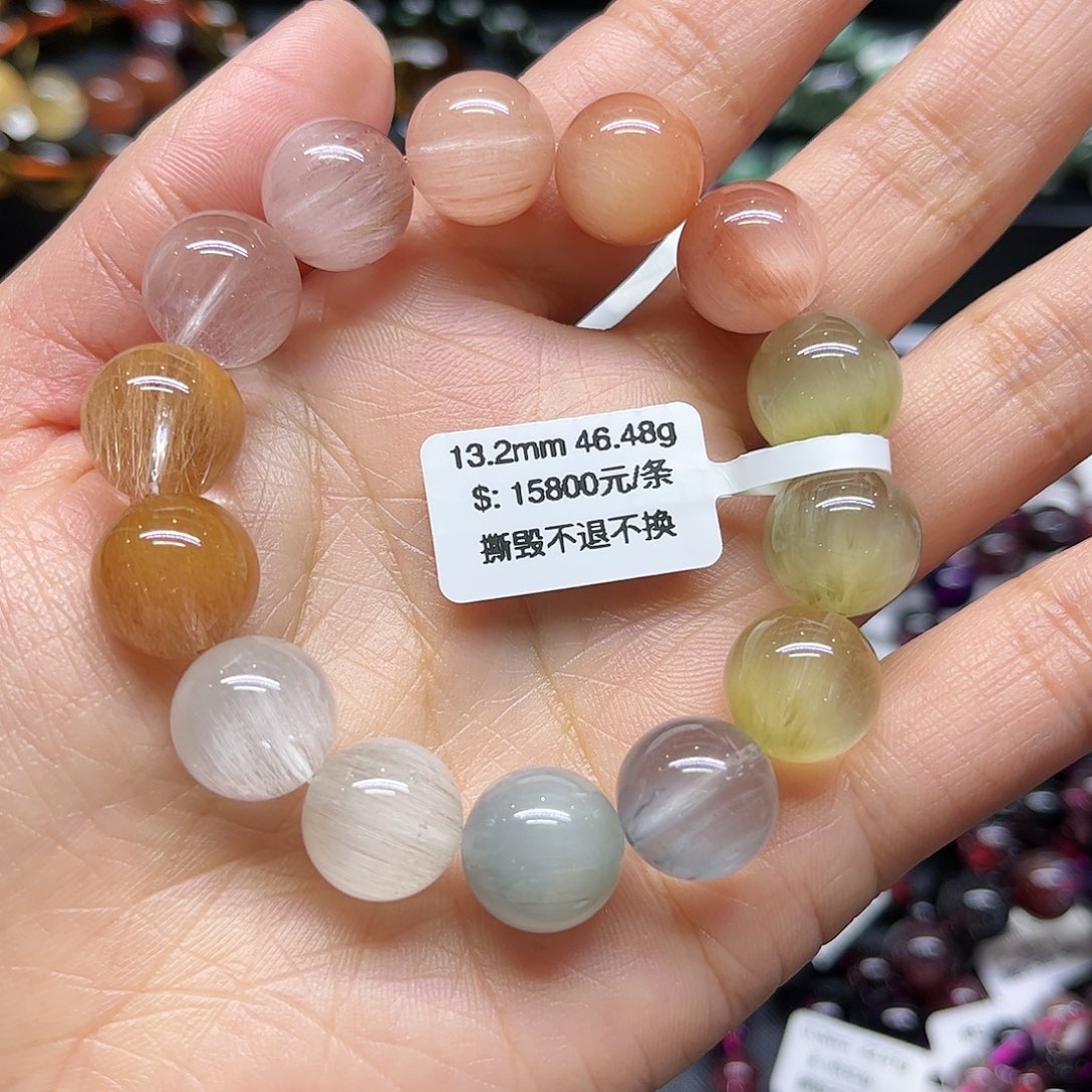 水晶手链未镶嵌乌***朵手链