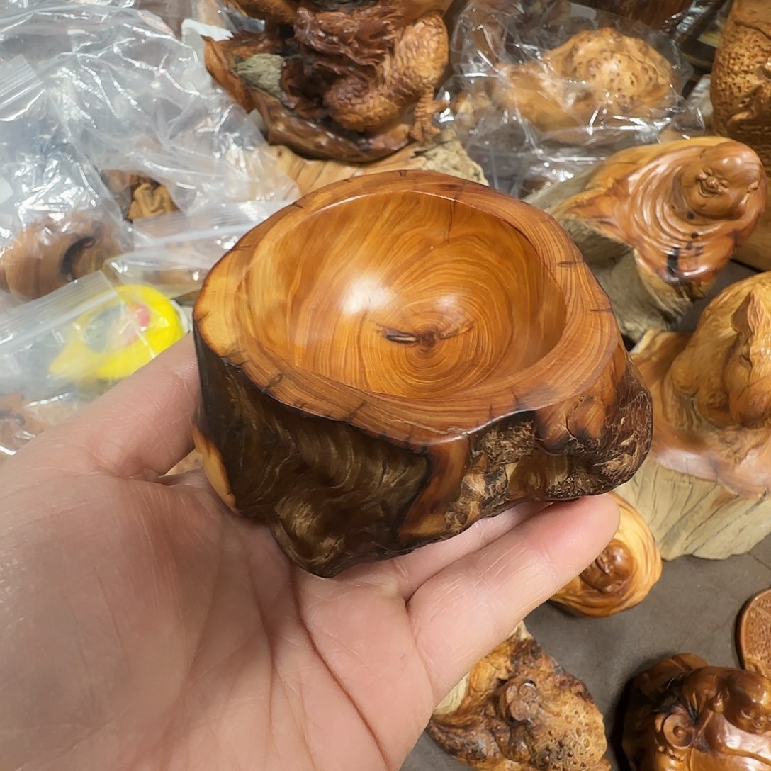 军***男柏木（崖柏）太行崖柏陈化黑油独根坨聚宝盆