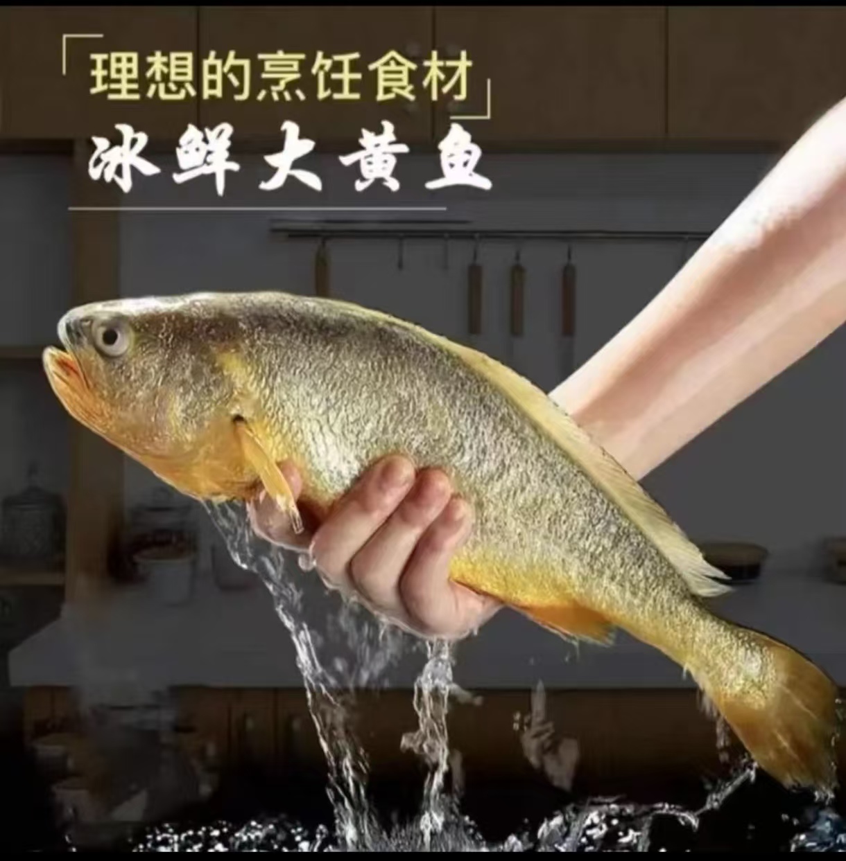 大黄鱼蒜瓣肉鲜香刺少可做辅食到手4条