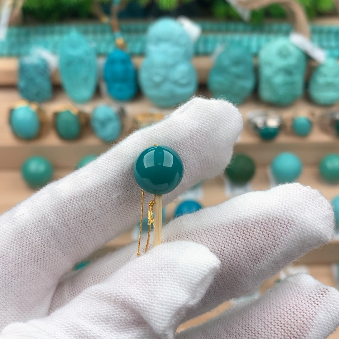 绿松石配饰未镶嵌10.5