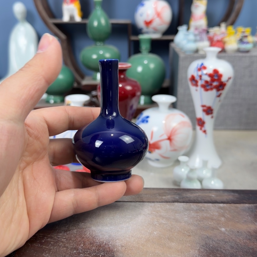 陶瓷手工小花器摆件