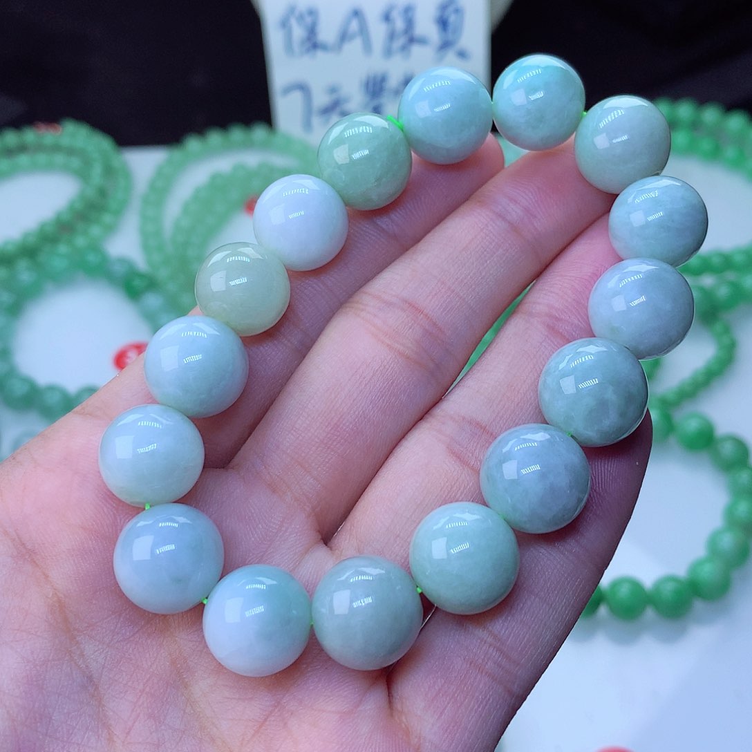 翡翠毛衣链未镶嵌