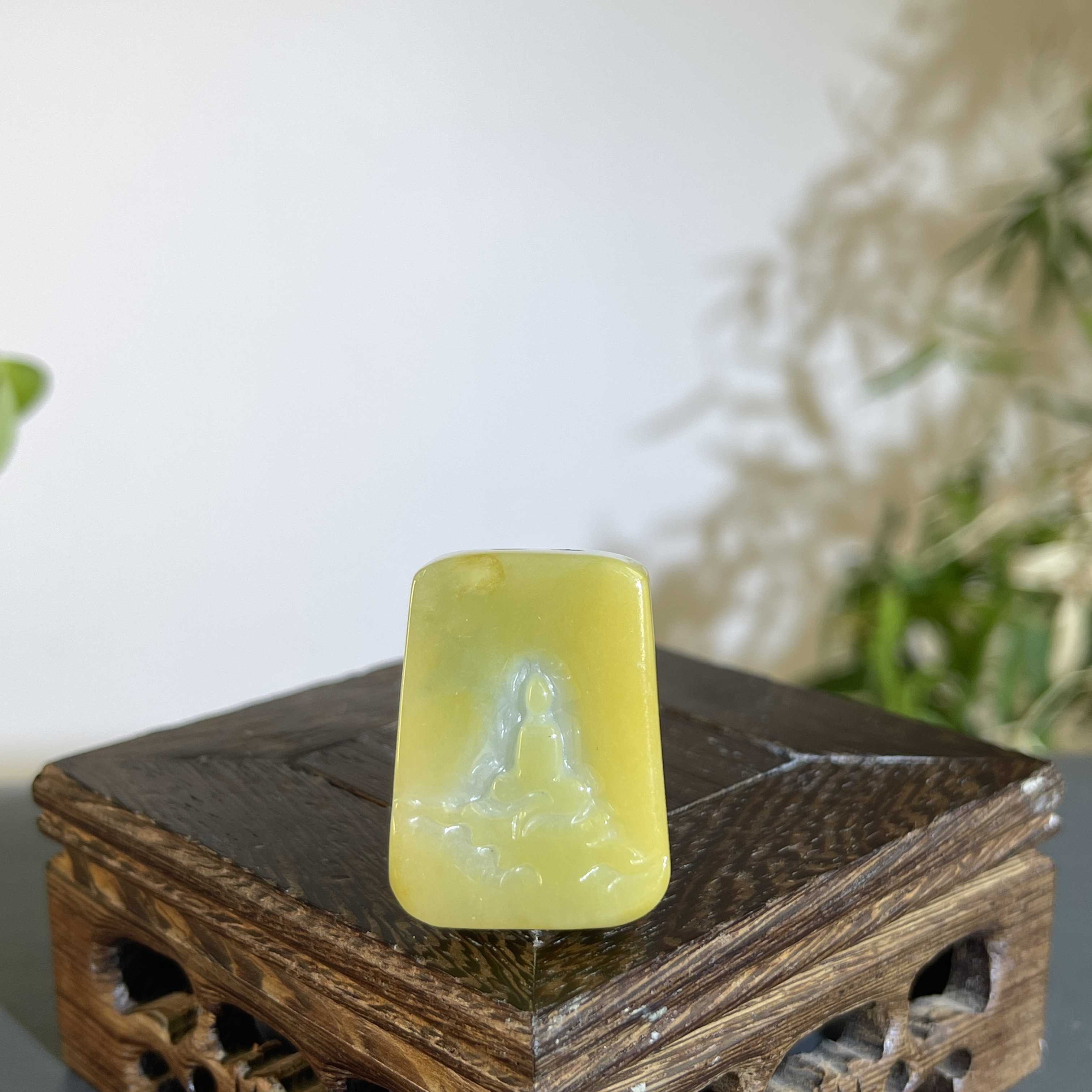 JCB14-23   天然缅甸A货翡翠   悟道