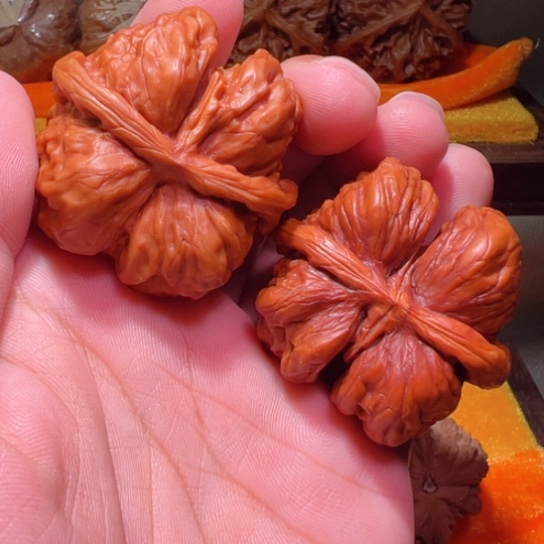 把件文玩核桃蛤蟆头球连精品