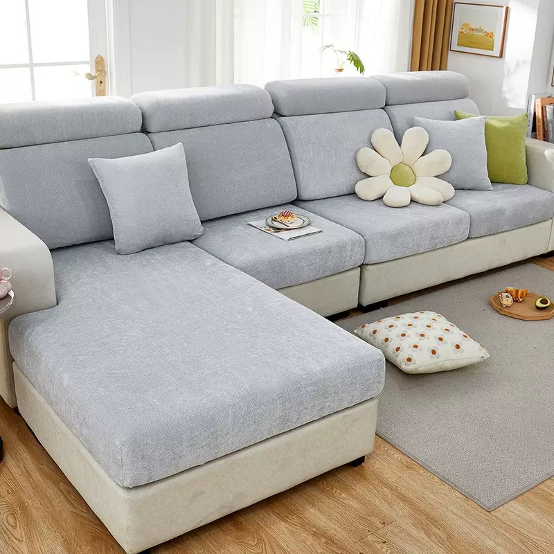 雪尼尔四季通透气用沙发套罩全包万能套防尘防滑沙发巾盖居家好物