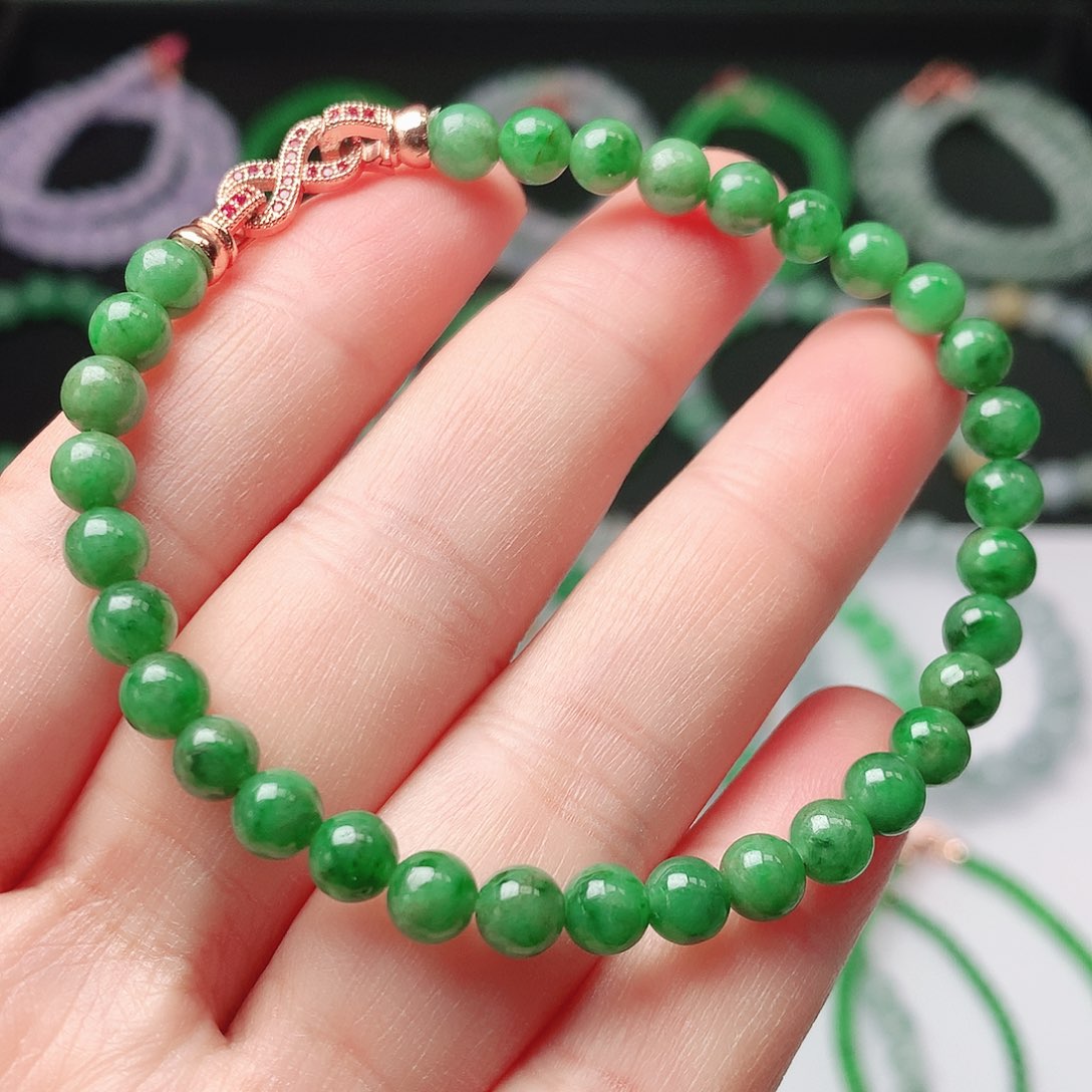 翡翠未镶嵌手链翡翠