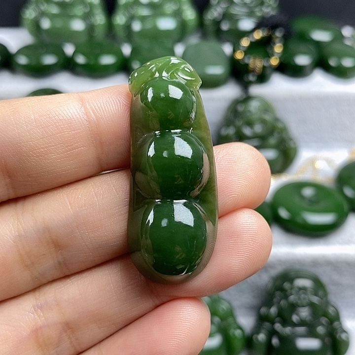 和田玉（碧玉）未镶嵌套链