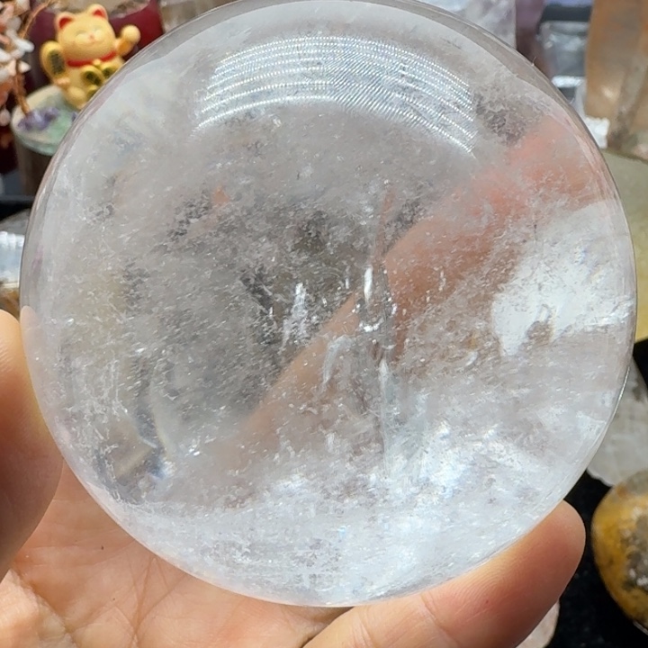 石材喜马水晶球福利带底座