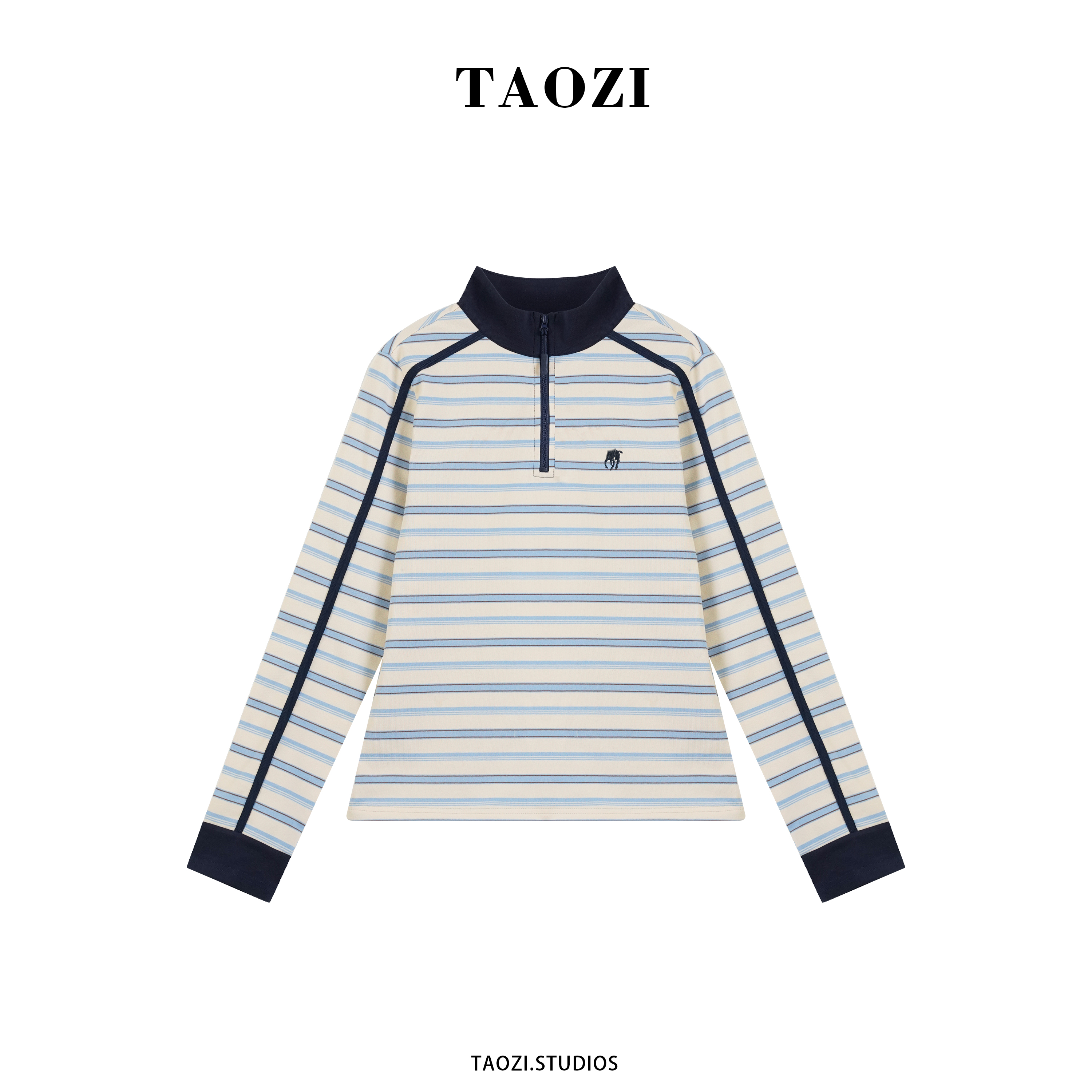 【汶汶】2025秋冬新款百搭简约时尚长袖上衣TZD361-1