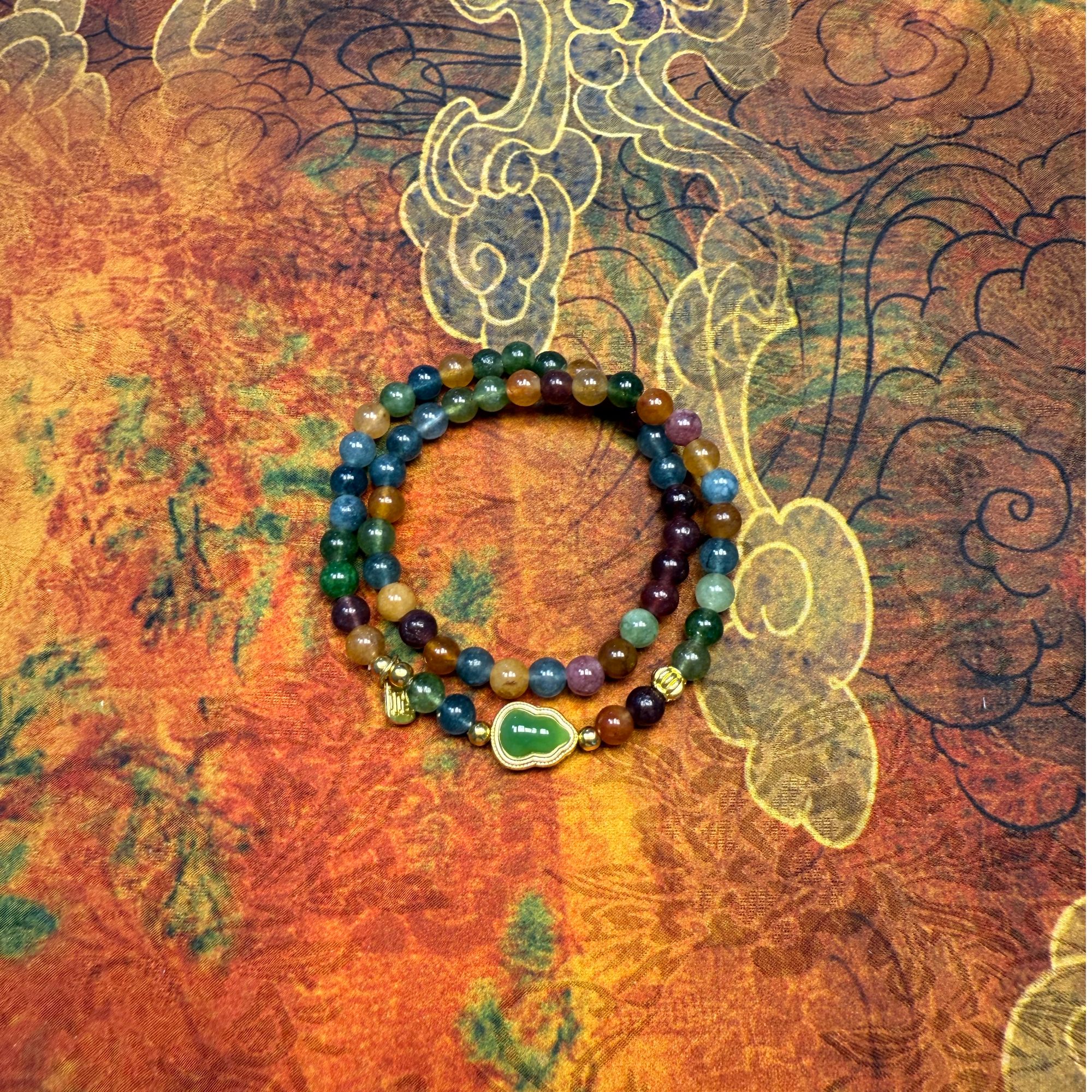 A071碧玺多圈手串-无礼盒