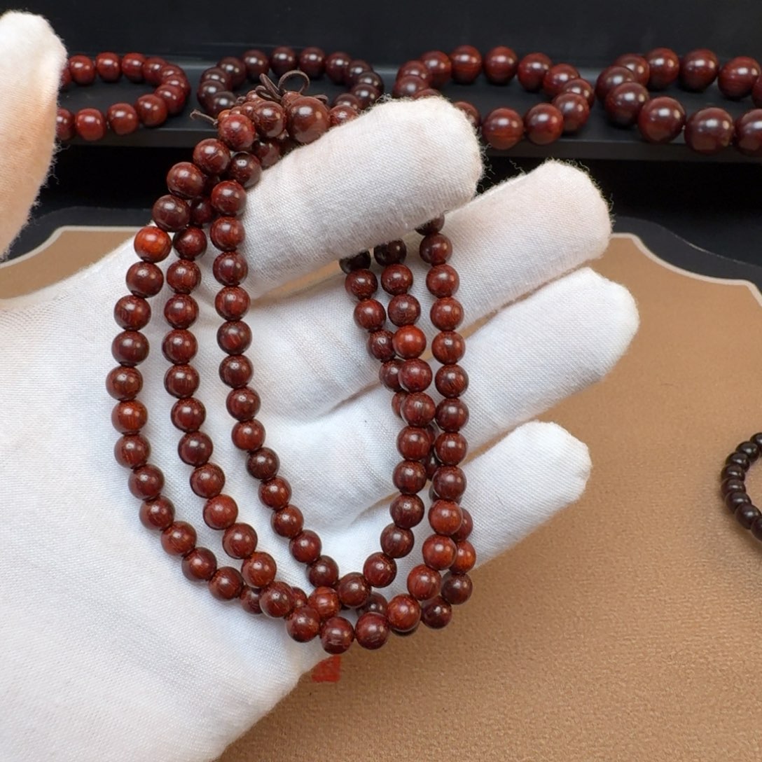 小叶紫檀手串/手链0.6cm108