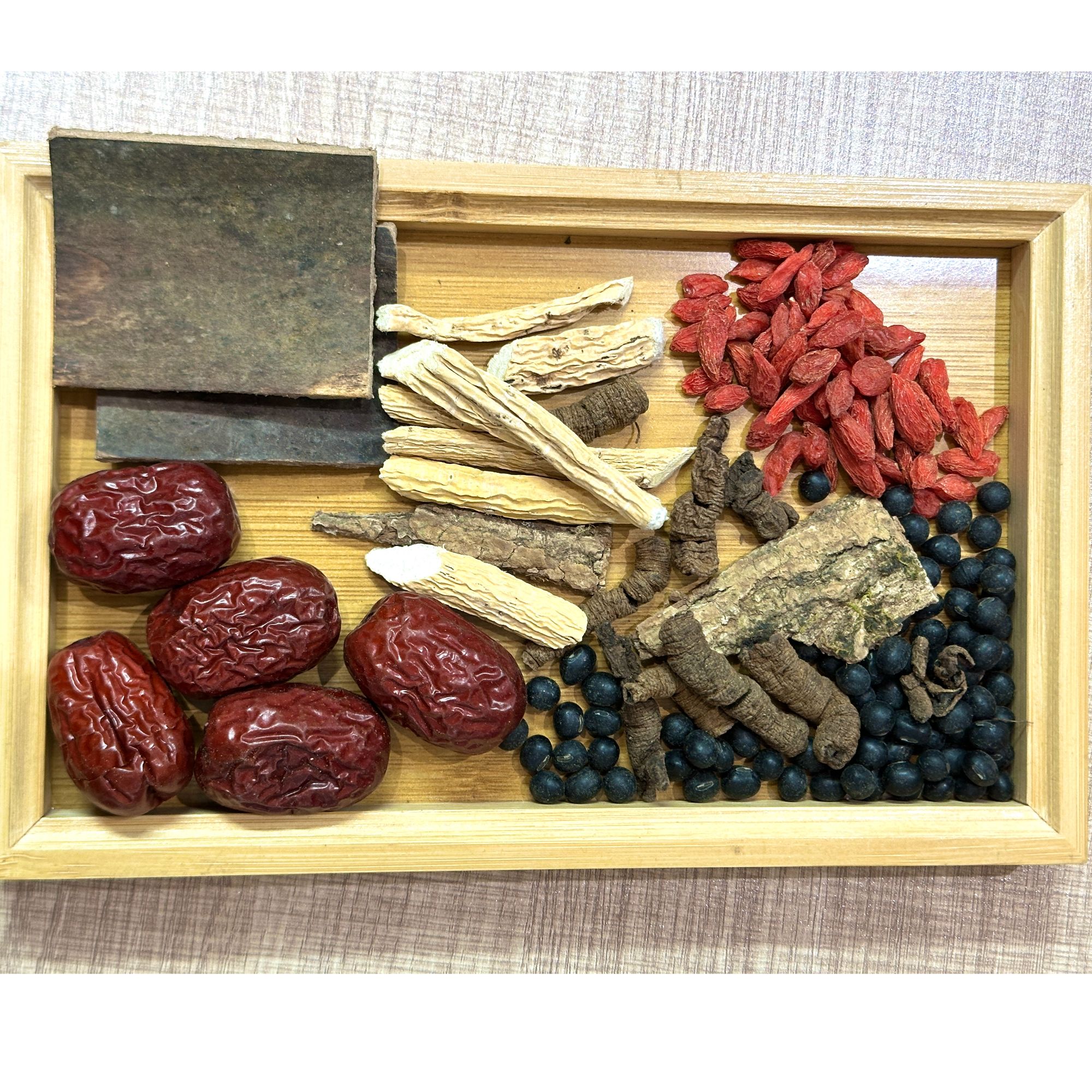 【俐心优选】杜仲巴戟牛大力黑豆枸杞红枣煲汤材料包