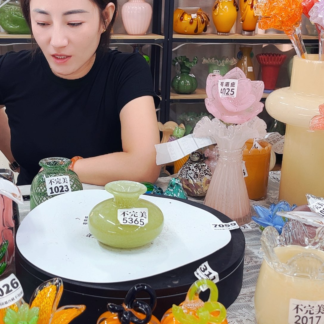 5365小瓶 家悦琉璃工艺品不完美