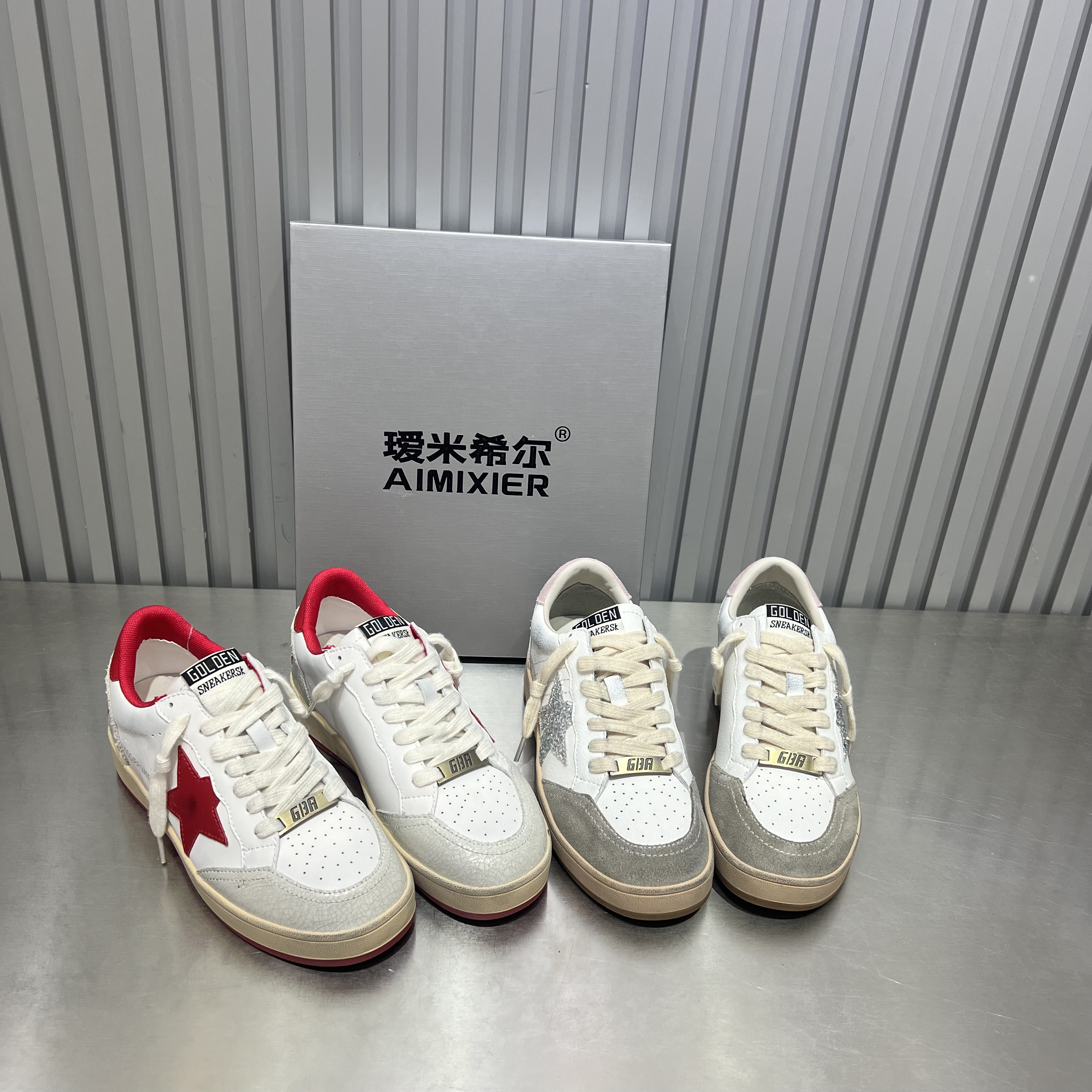 2025开春女鞋真皮星星小脏鞋女复古休闲运动小白鞋脏脏鞋板鞋牛皮