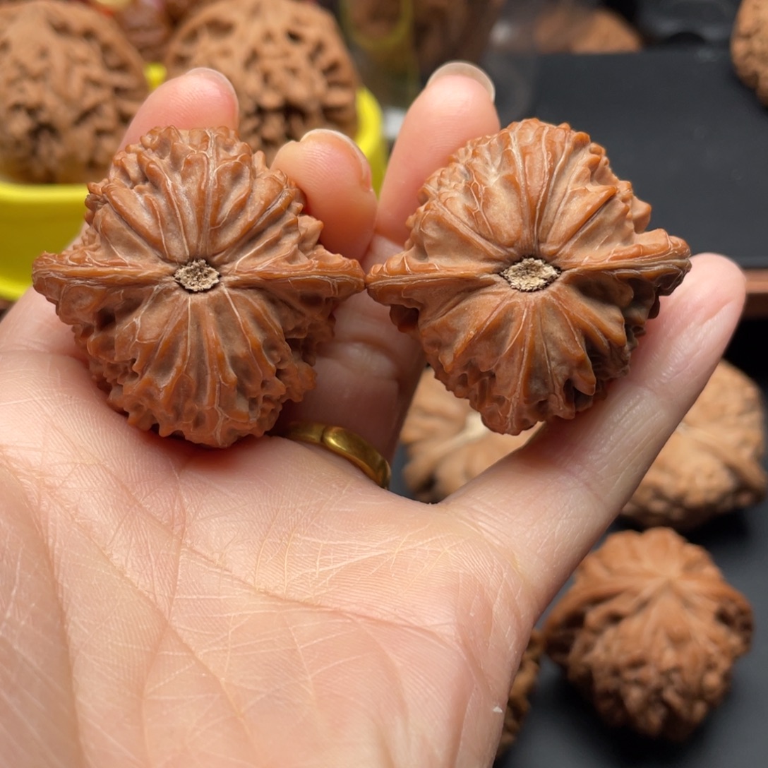 最***f把件文玩核桃磨盘39