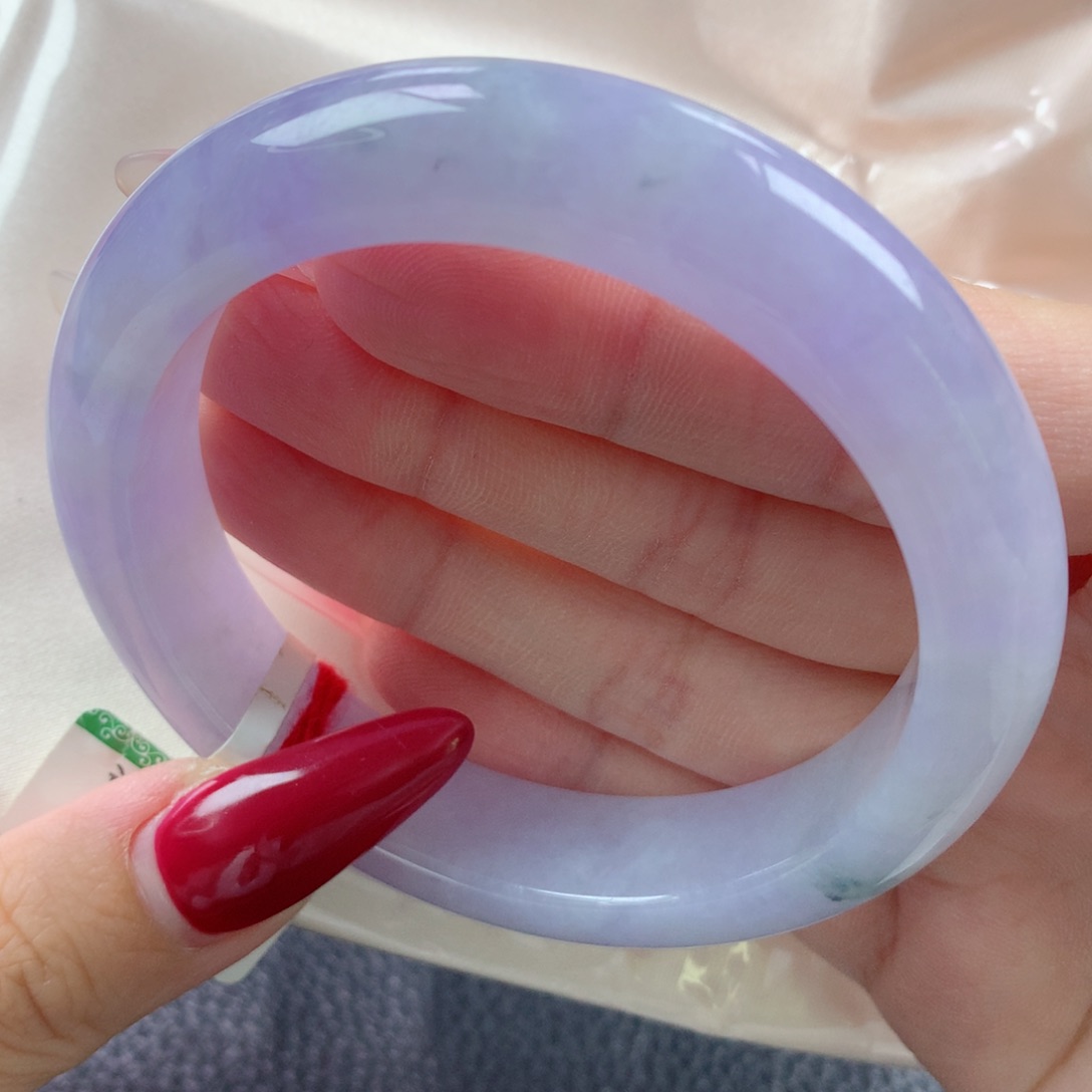 未镶嵌手镯翡翠缅甸天然翡翠A货56.8