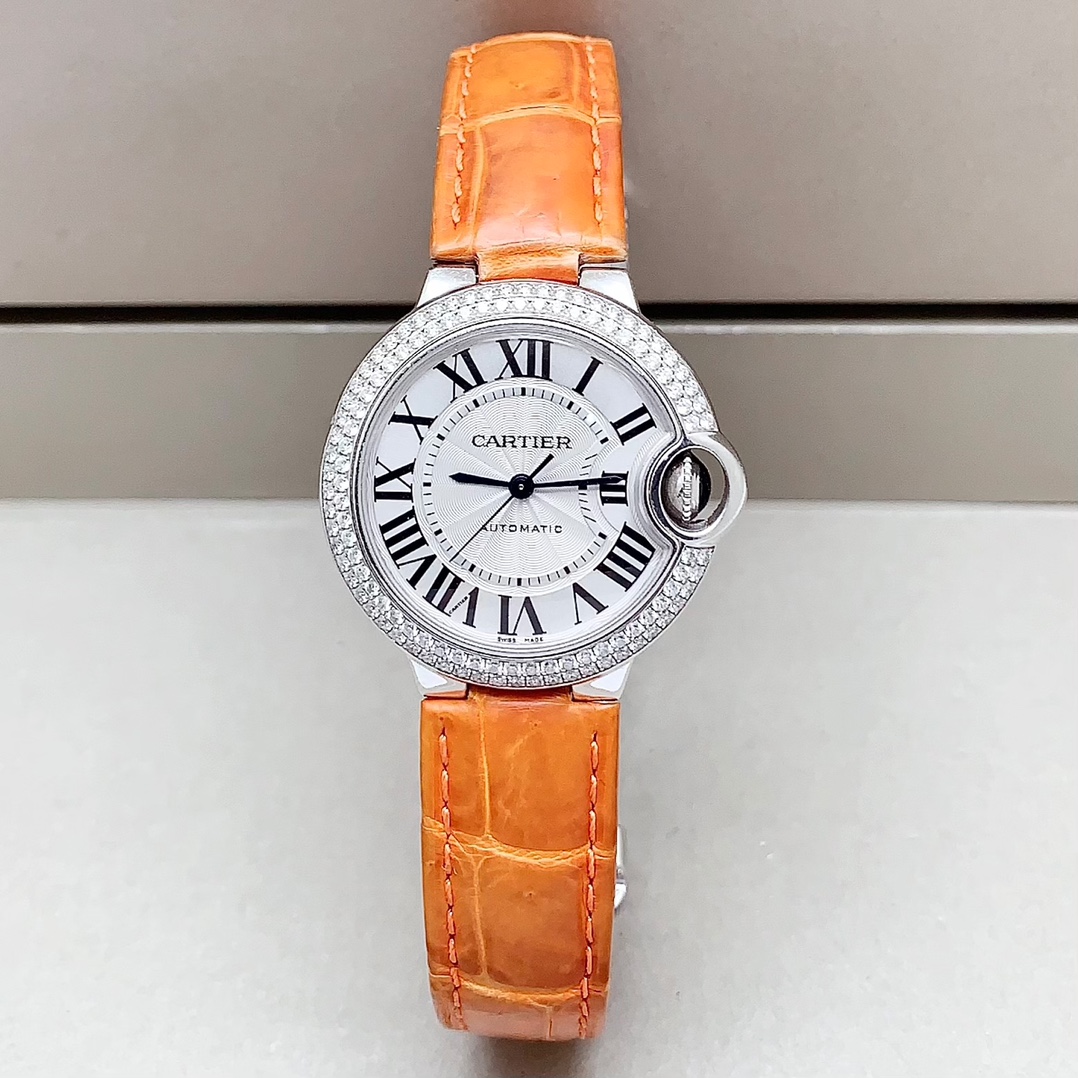 99新 Cartier/卡地亚 蓝气球系列/33mm/18k金原钻/拆单专拍