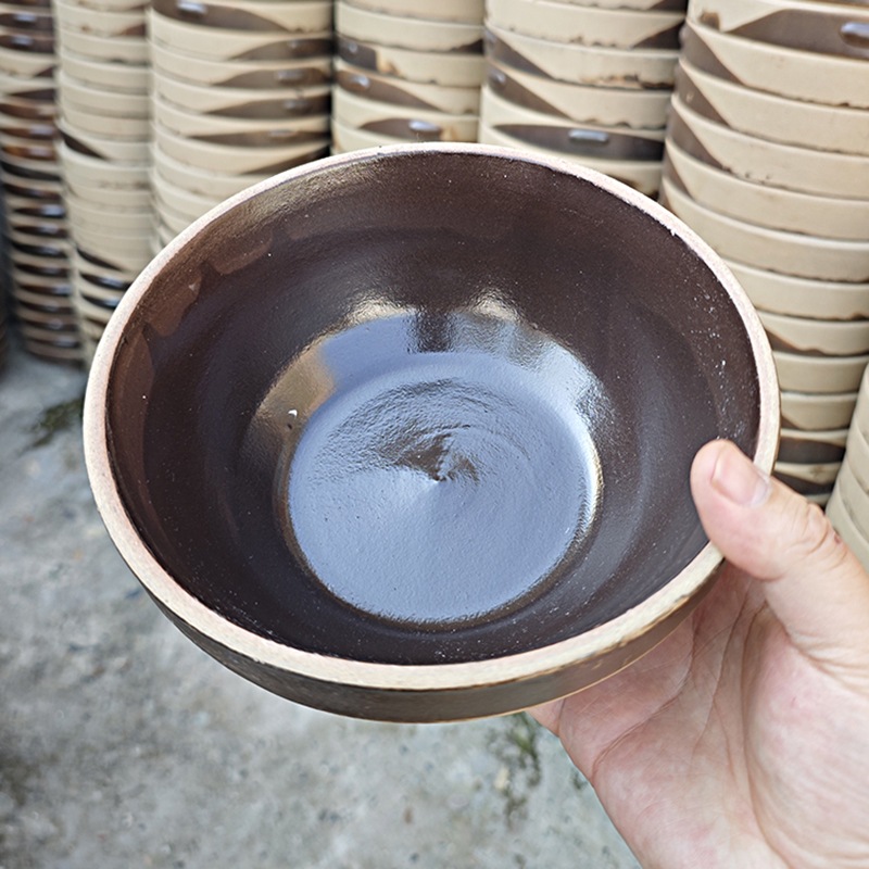 家用餐具创意陶瓷汤碗大号饭碗大容量吃饭碗米粉碗粗陶土