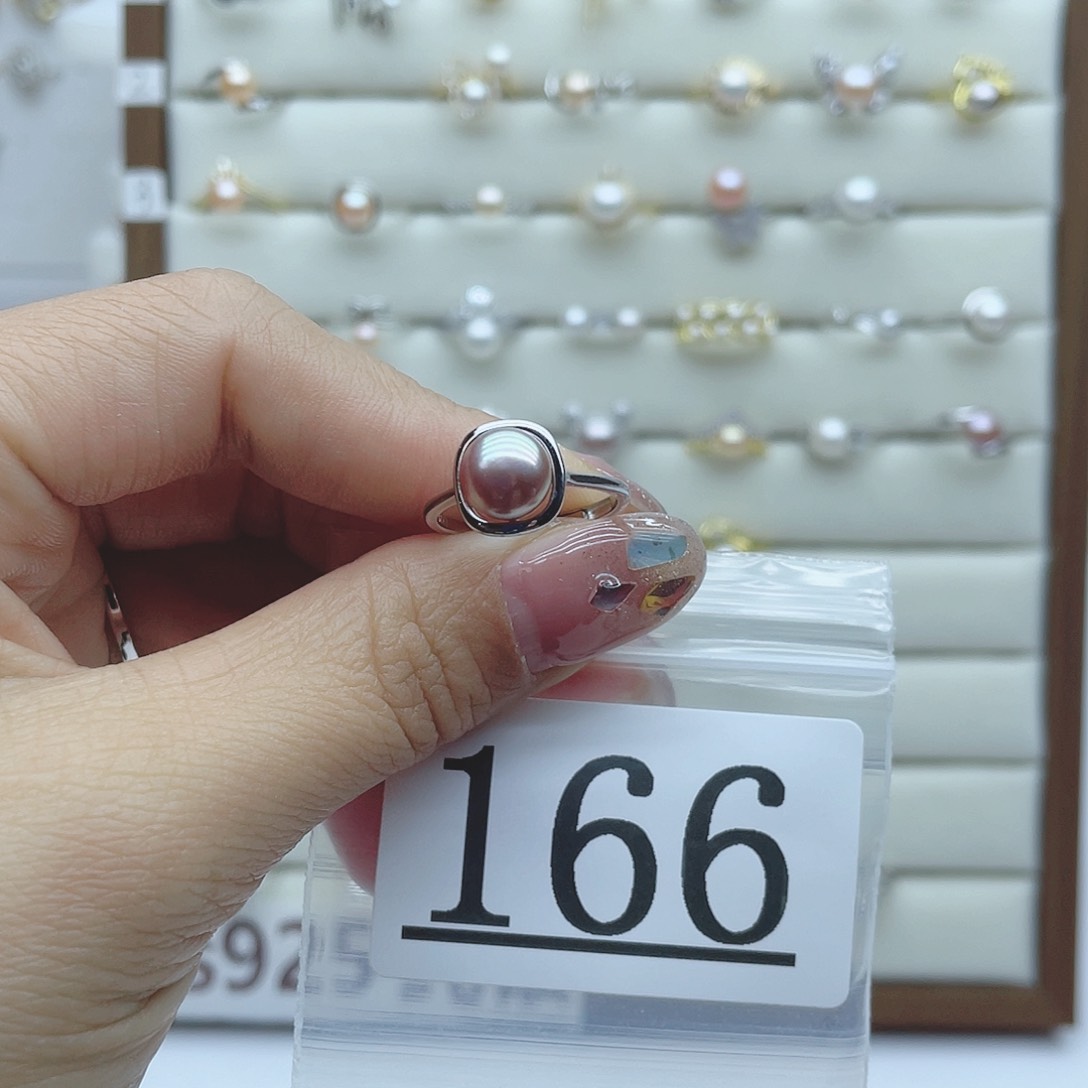 淡水珍珠珠宝奇石银S925镶嵌昔*?166