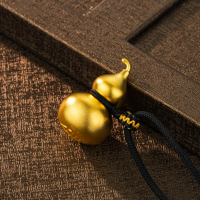 吊坠足银 葫芦吊坠实心精致挂坠古法精美