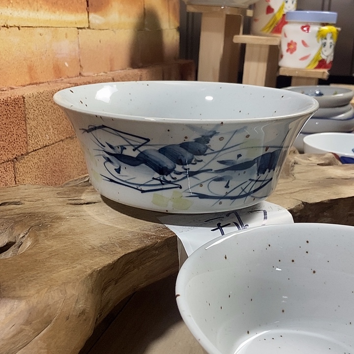 暇疵景德镇手绘高温釉下彩