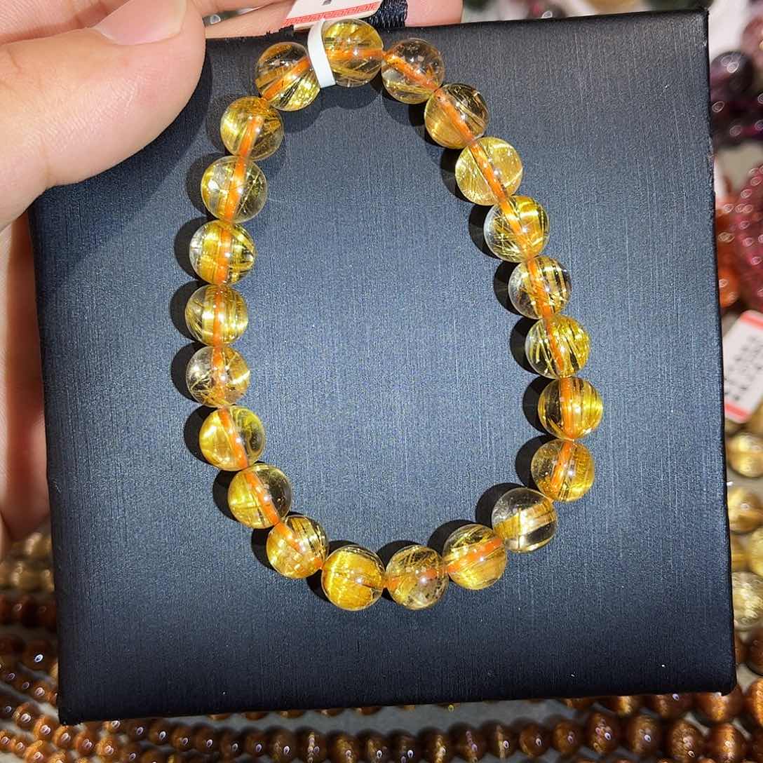 水晶手链未镶嵌钛晶手串